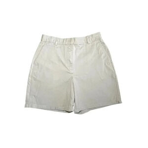 J.Crew Women's Beige Chino Shorts Size M High-Rise Casual